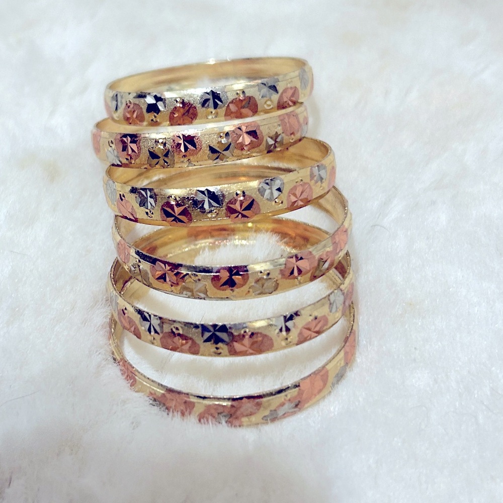 18k Dubai Gold plated bangles